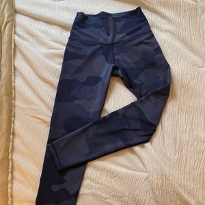 Blue Camo Leggings